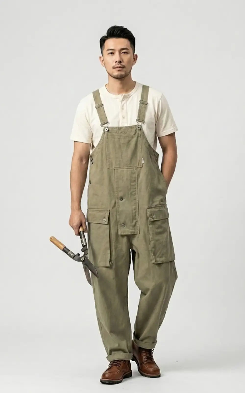 Salopette De Travail Homme Style Safari