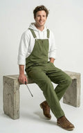 Salopette De Travail Homme Vert Kaki