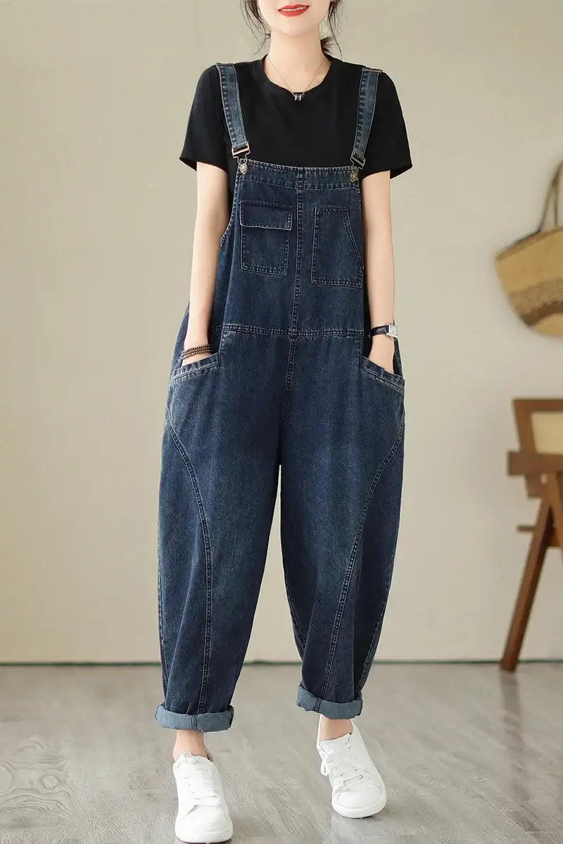 Salopette en Jean Ample Femme