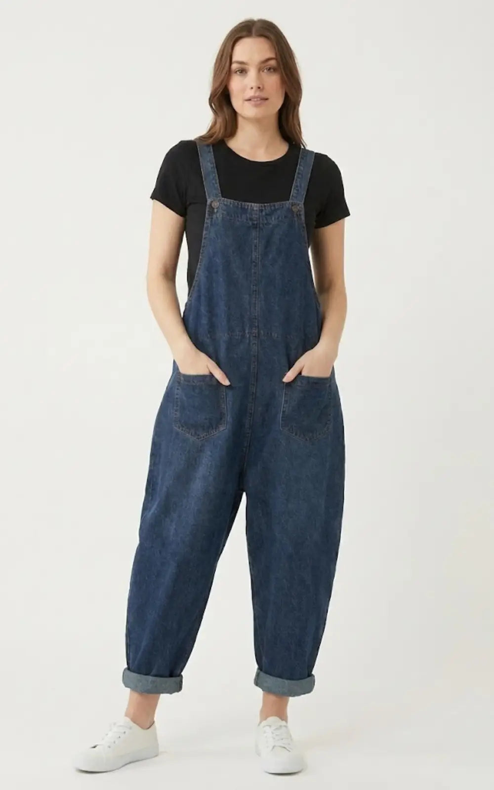 Salopette en Jean Ample Femme