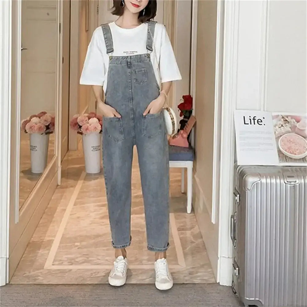 Salopette en Jean Femme Enceinte