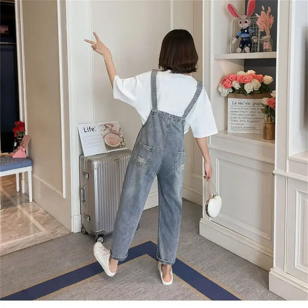 Salopette en Jean Femme Enceinte