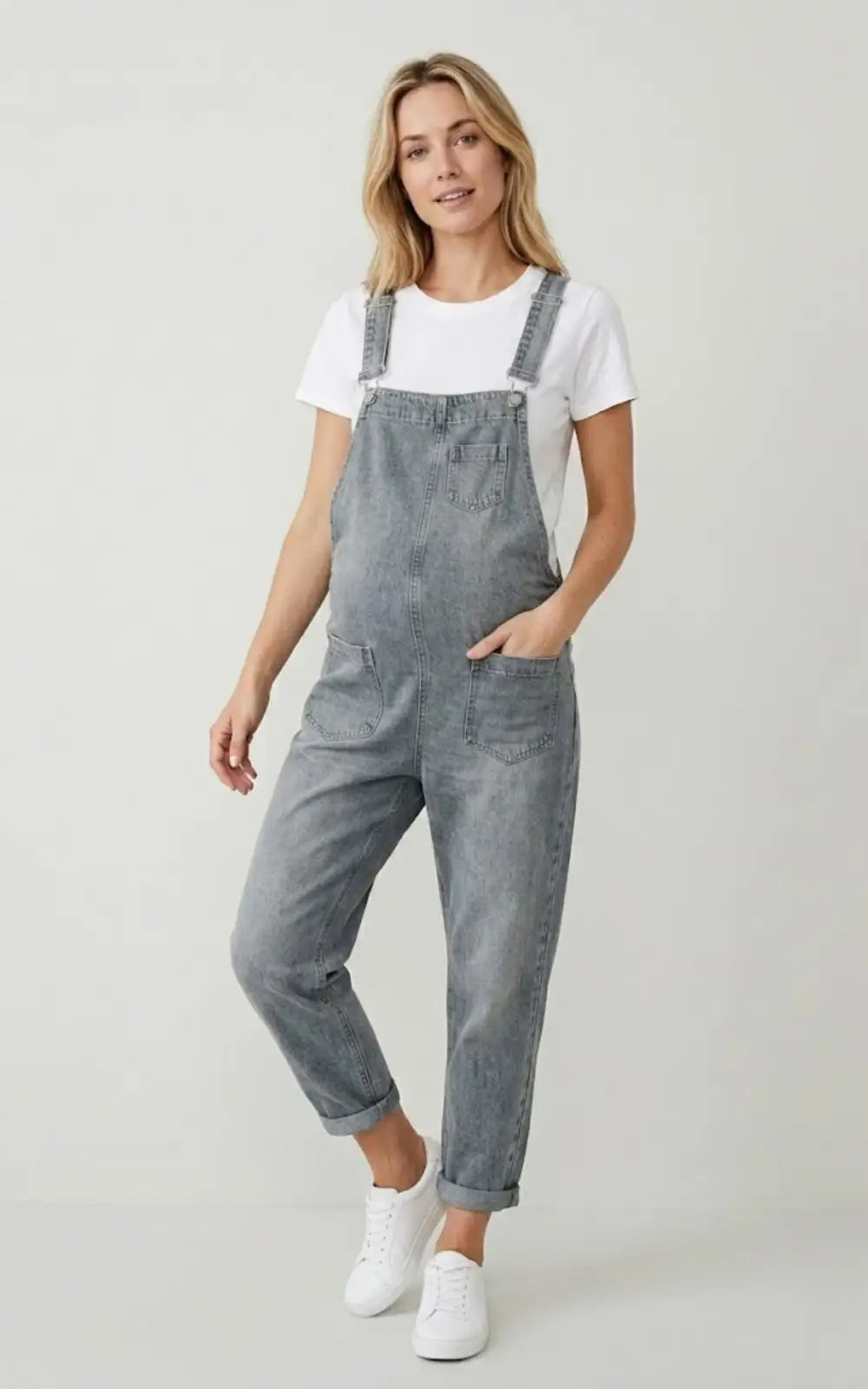 Salopette en Jean Femme Enceinte