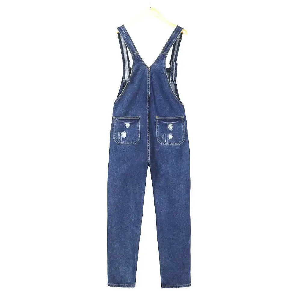 Salopette en Jean Femme Troué