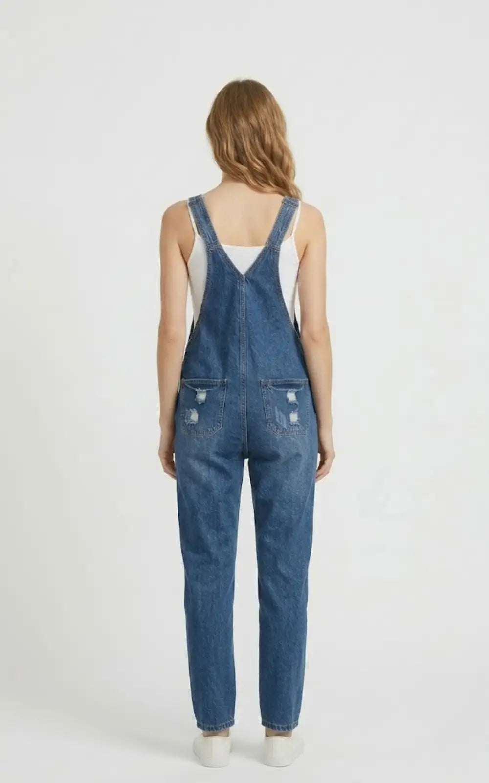 Salopette en Jean Femme Troué
