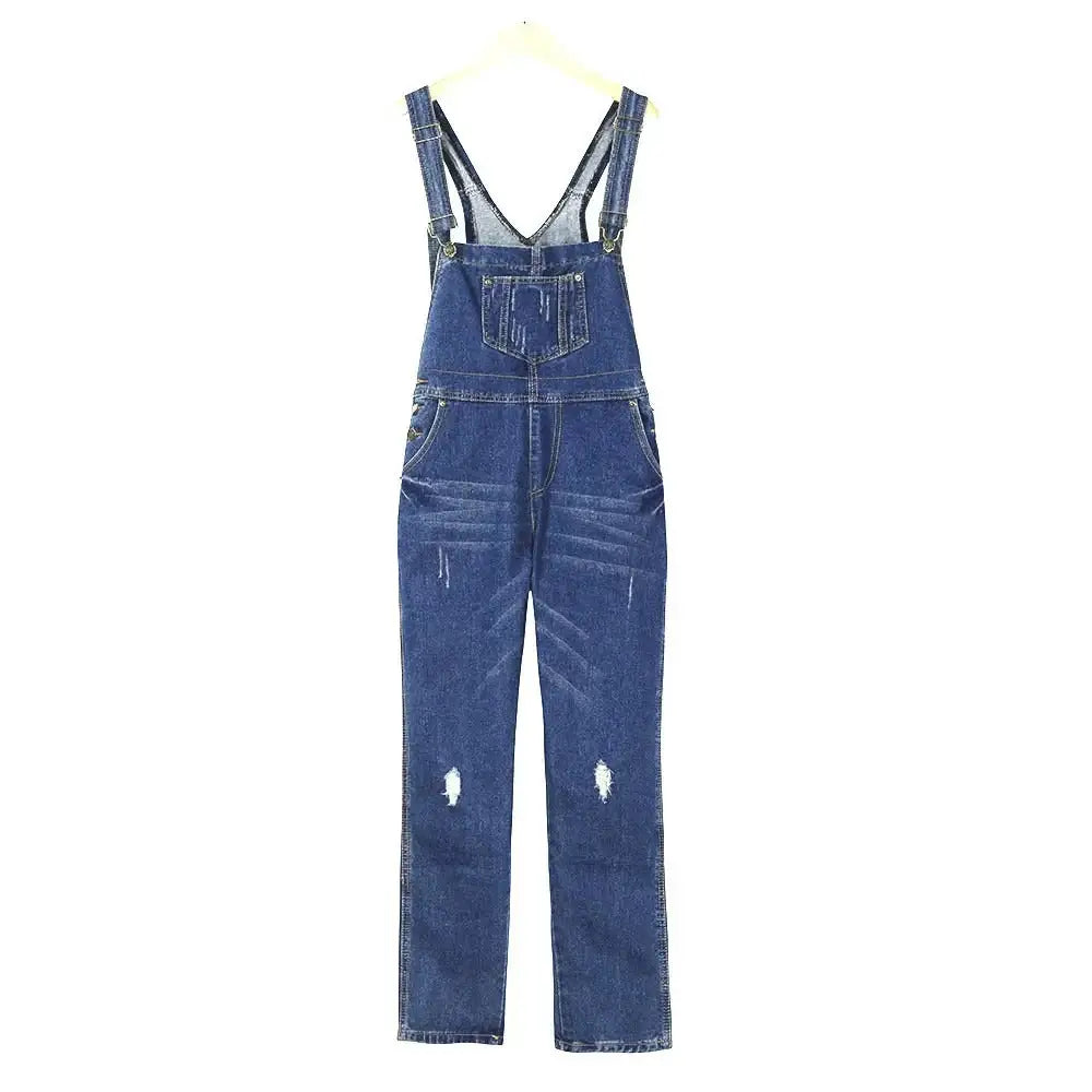 Salopette en Jean Femme Troué