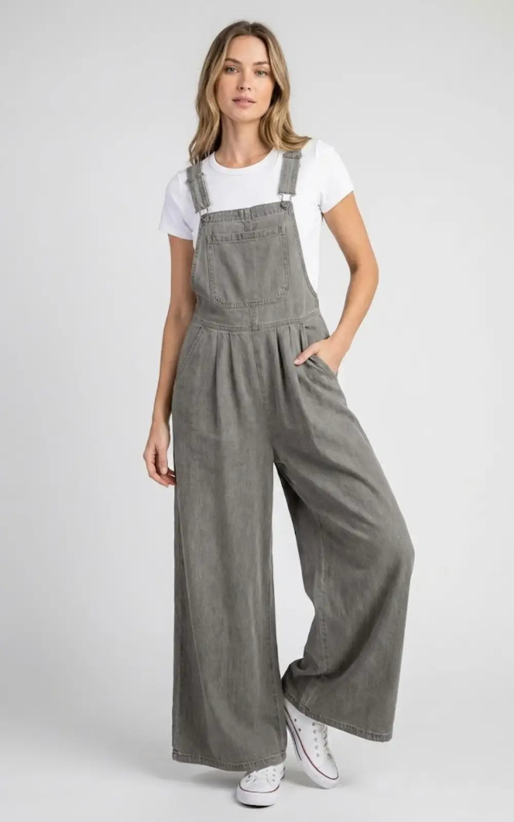 Salopette Femme Jean Pantalon Ample