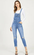 Salopette Femme Jean Slim Troué