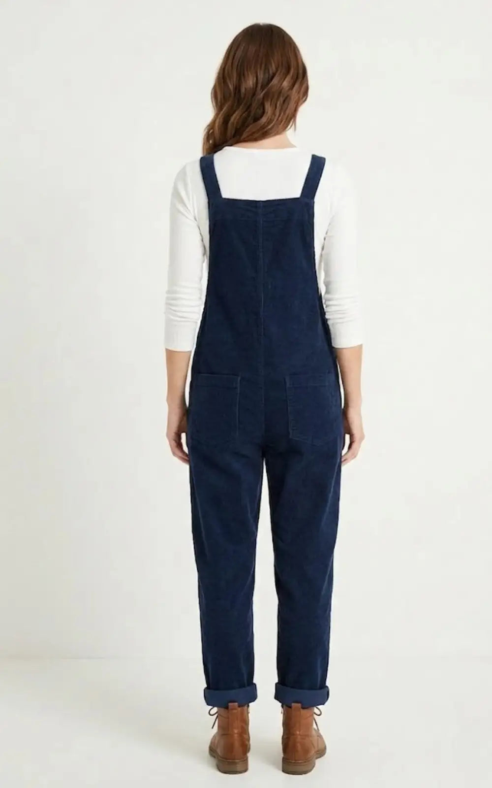 Salopette Femme Velours Marine