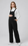 Salopette Grossesse en Velours Noire