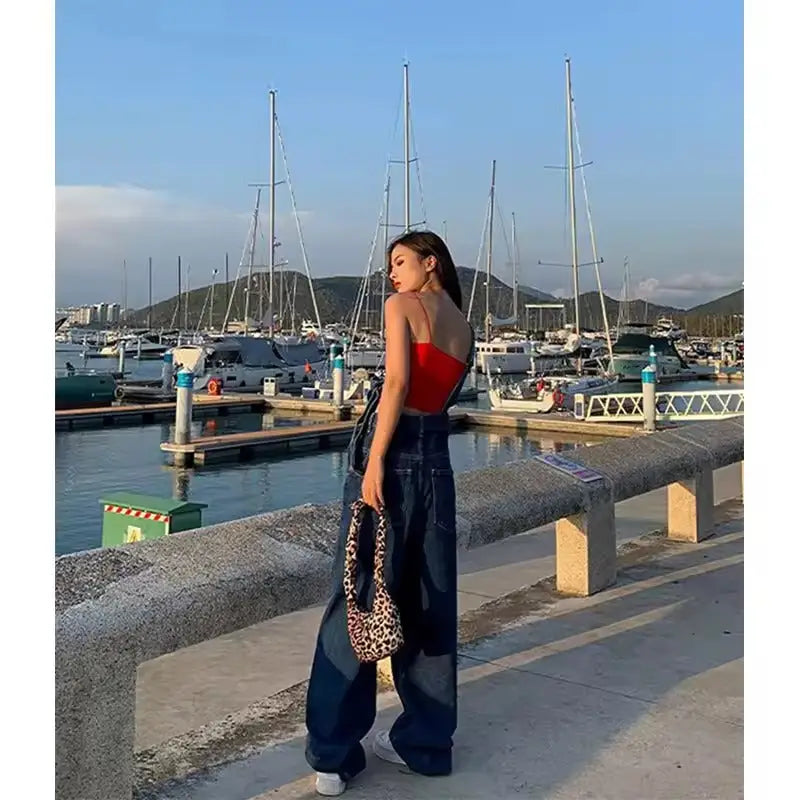 Salopette Jean Bretelle Femme