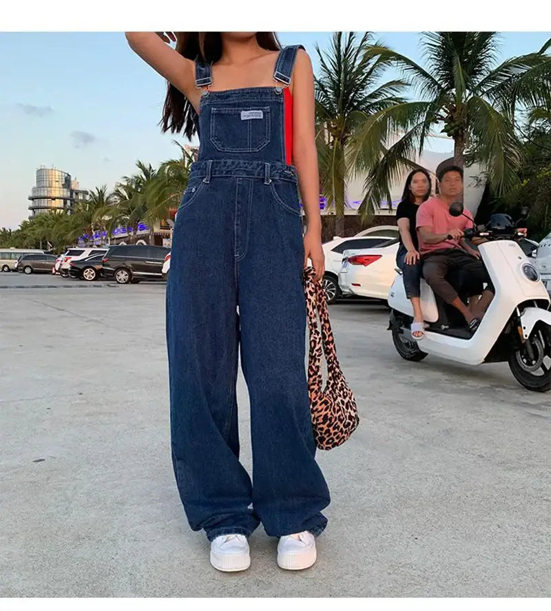 Salopette Jean Bretelle Femme