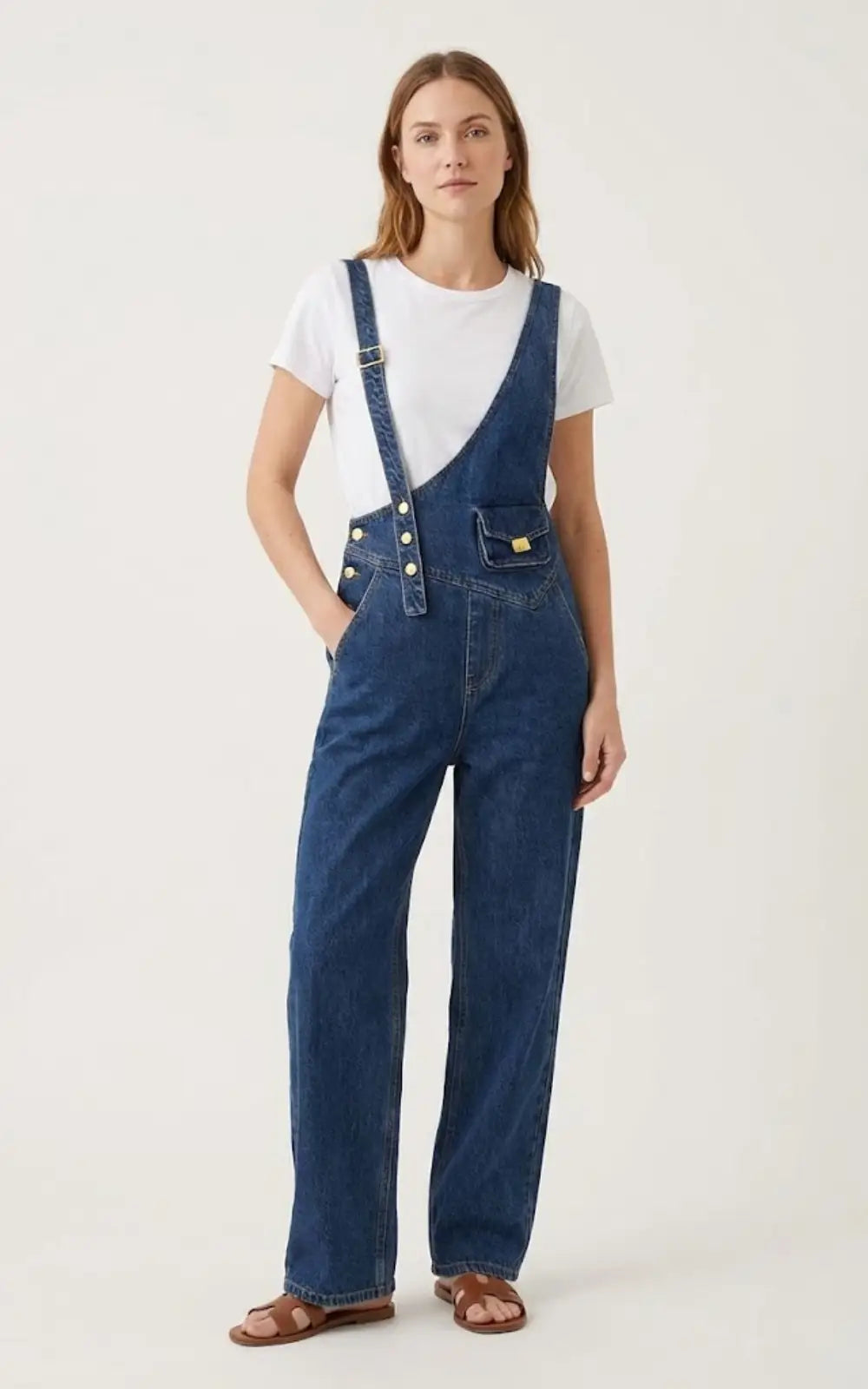 Salopette Jean Femme Asymétrique