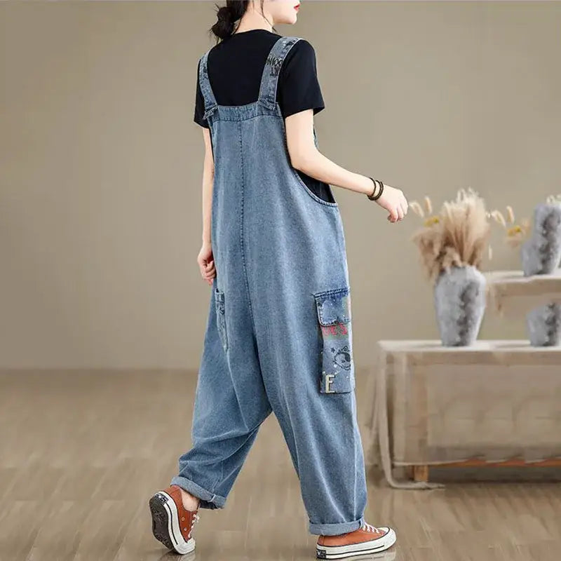 Salopette Jean Femme Graffiti