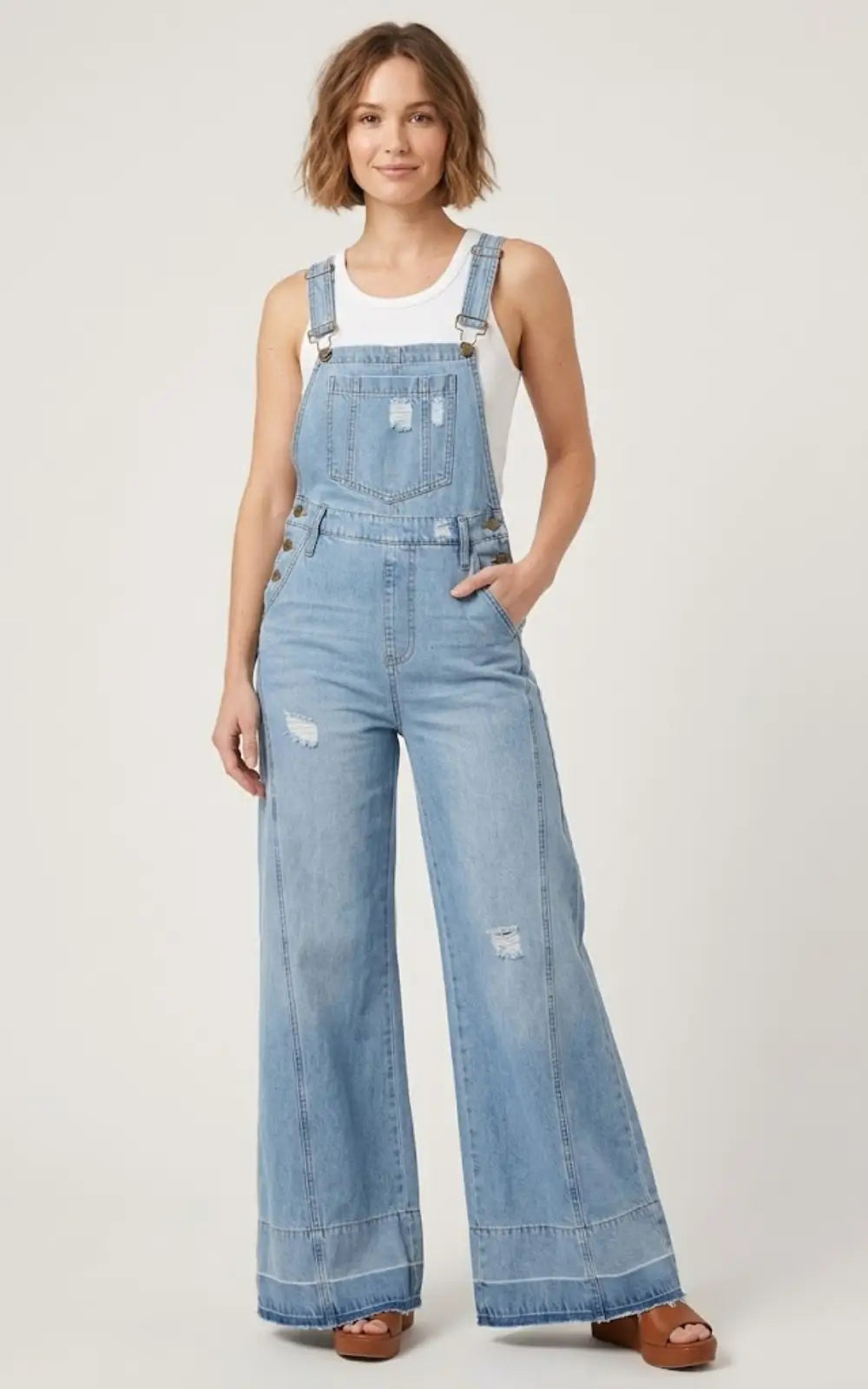 Salopette Jean Femme Large