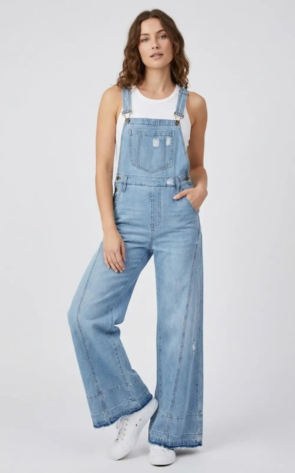 Salopette Jean Femme Large