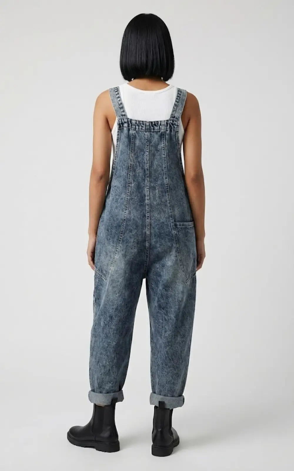 Salopette Jean Femme Style Baggy