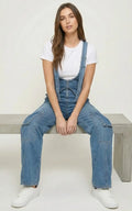 Salopette Jean Femme Y2K Bleu