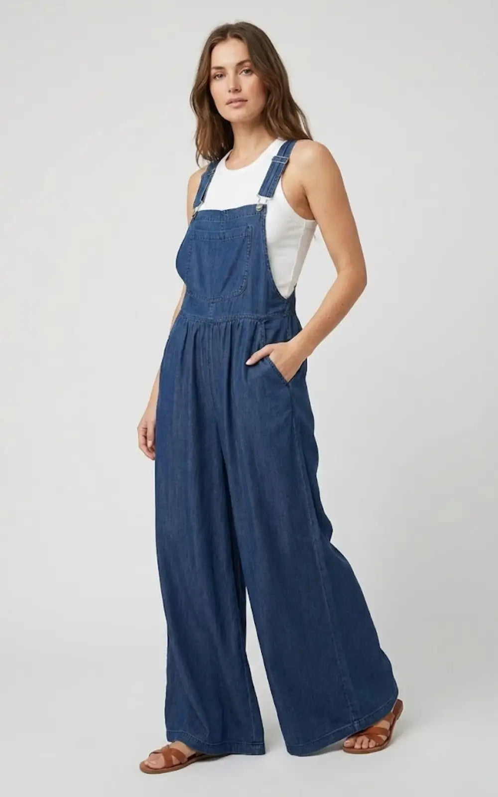 Salopette Jean Fluide Femme