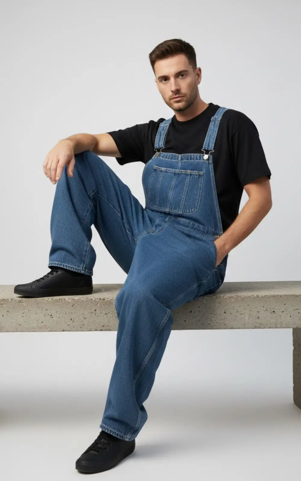 Salopette Jean Homme Grande Taille