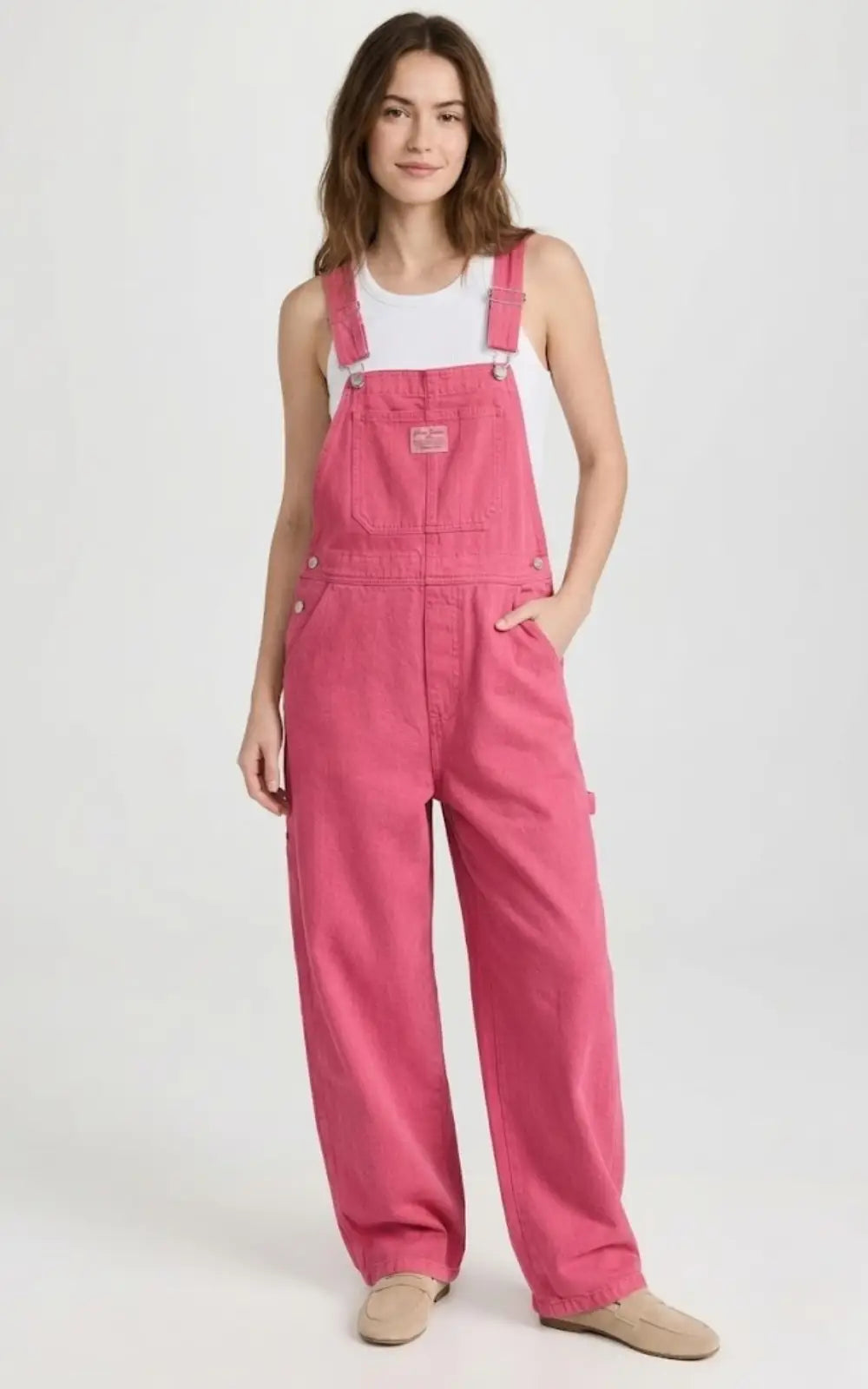 Salopette Jean Rose Femme
