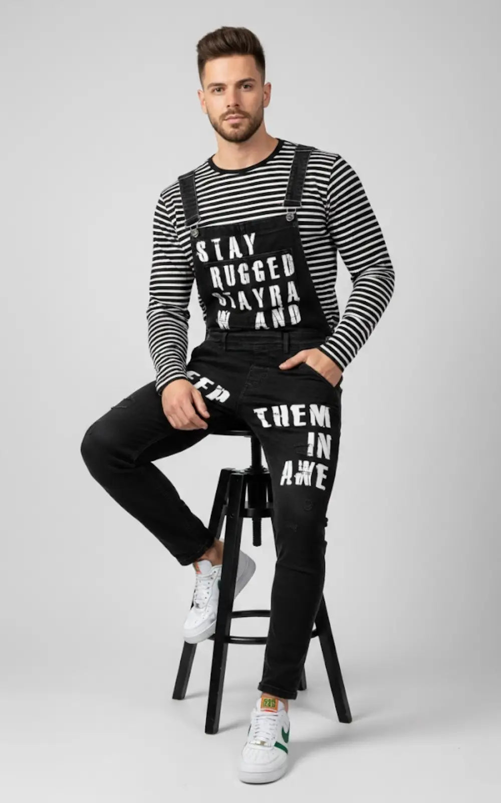 Salopette Jean Slim Homme