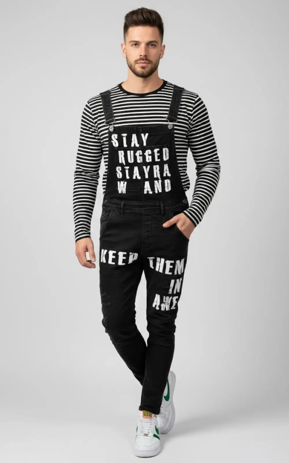 Salopette Jean Slim Homme