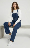 Salopette Jean Taille Haute Femme