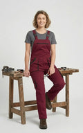 Salopette Rouge De Travail Femme