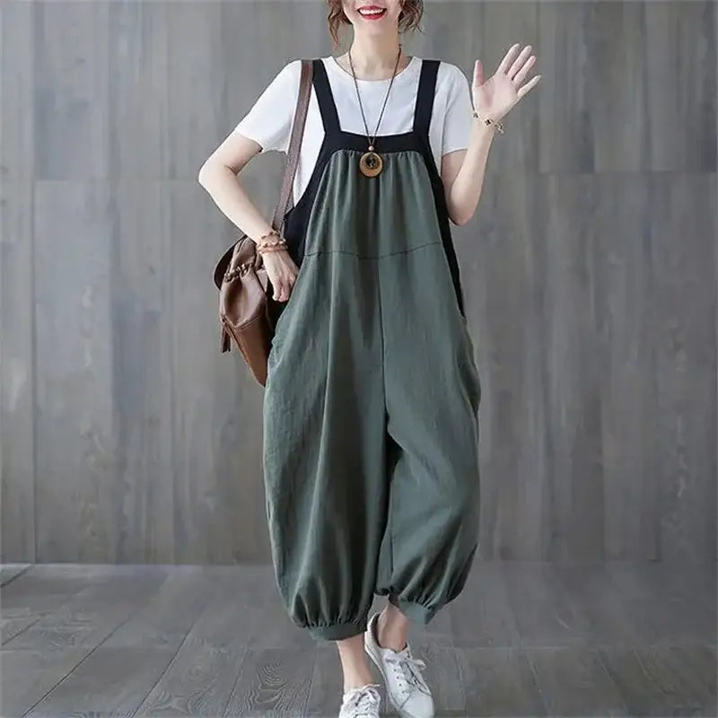 Salopette Sarouel Grande Taille Femme