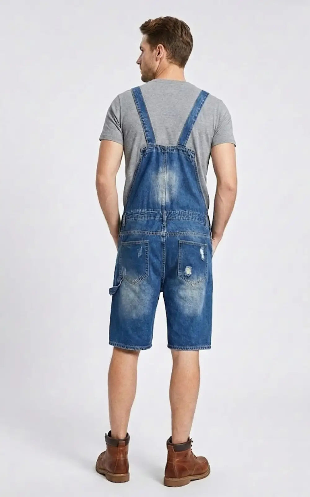 Salopette Short Déchiré Homme