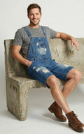 Salopette Short Déchiré Homme