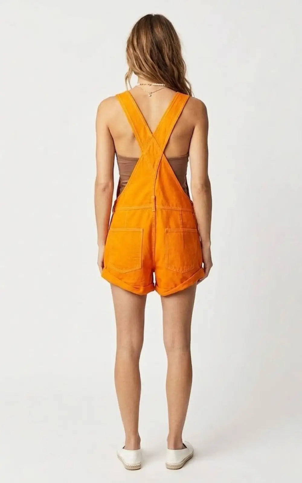 Salopette Short Denim Femme