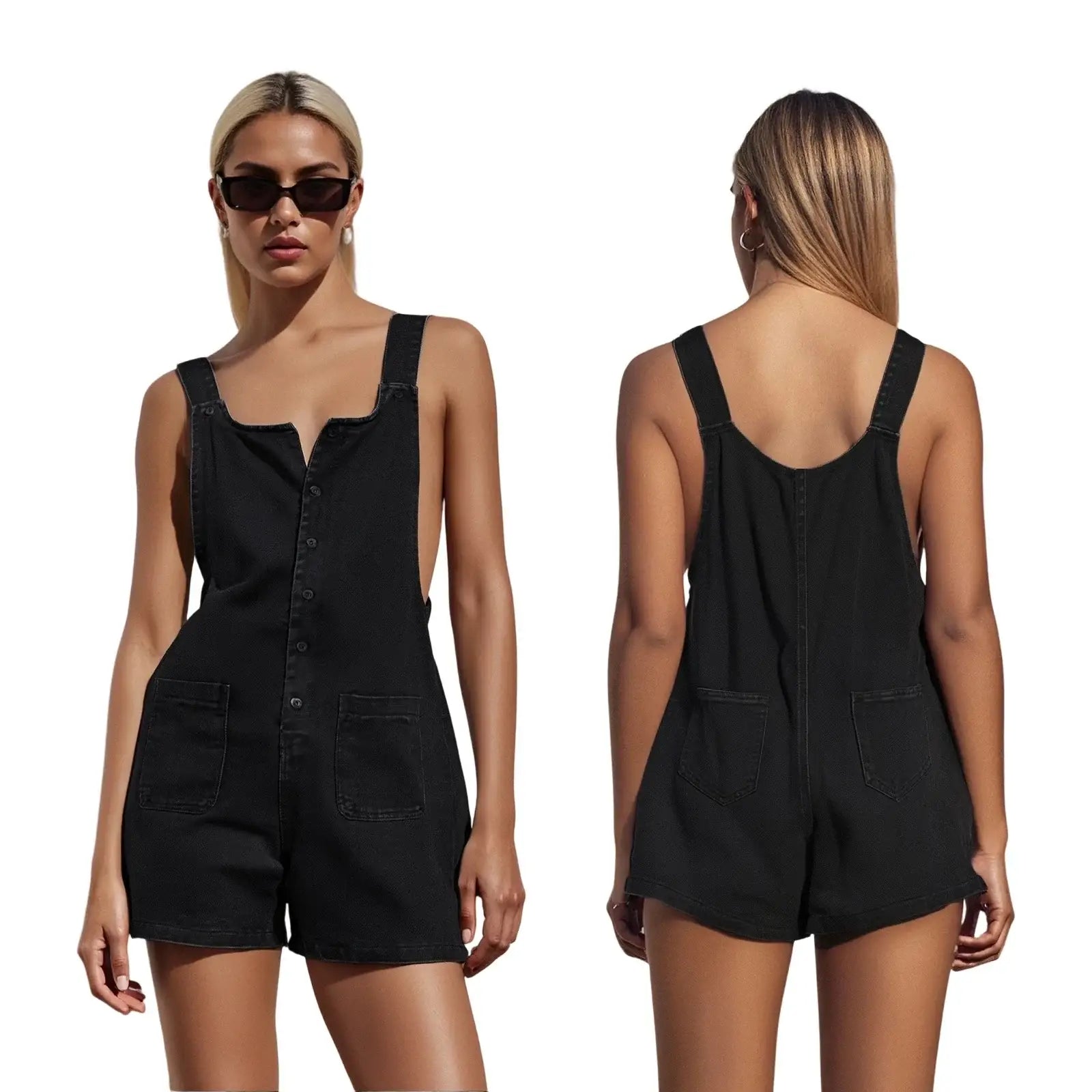 Salopette Short Femme Décontractée