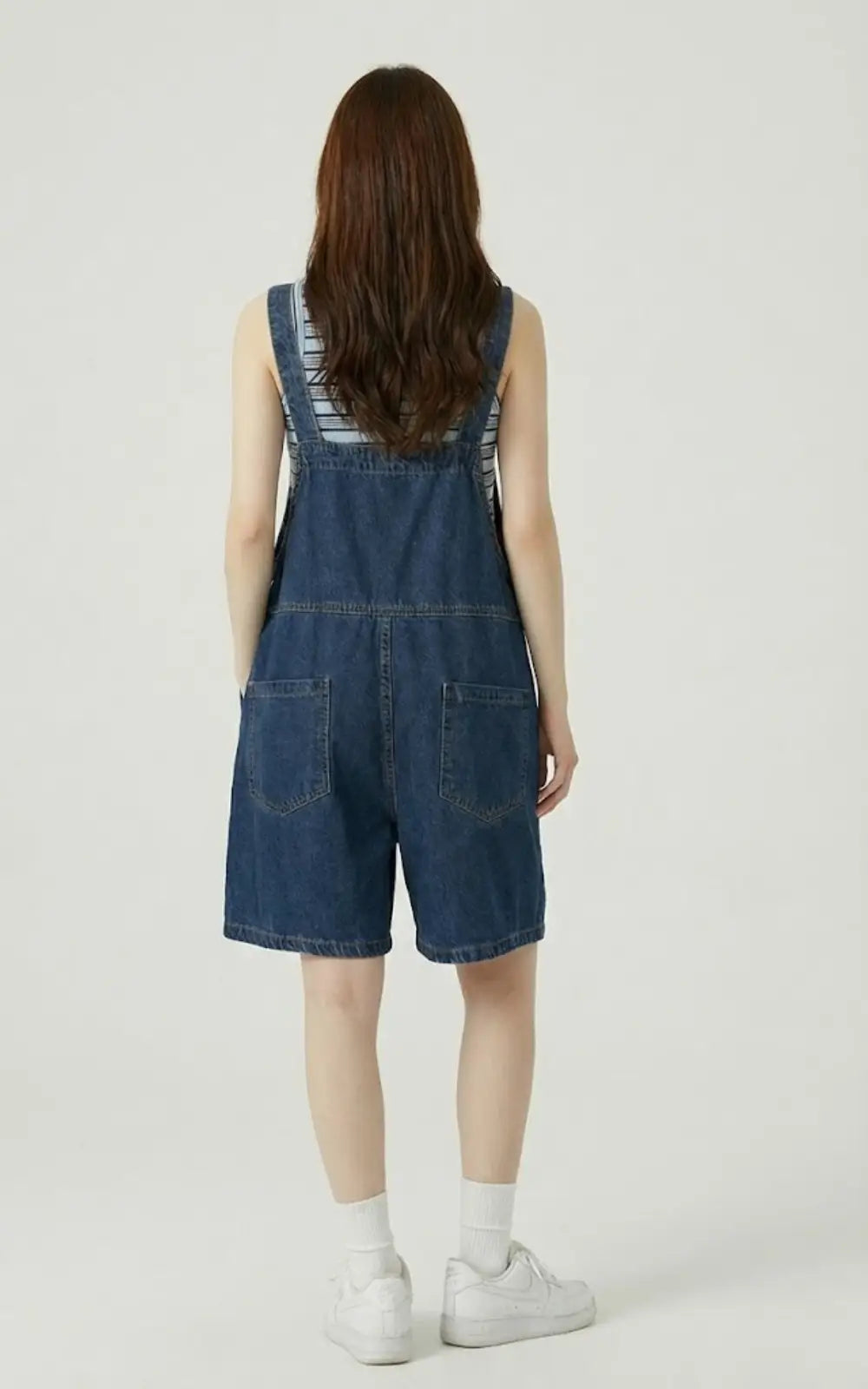 Salopette Short Femme Jean Oversize