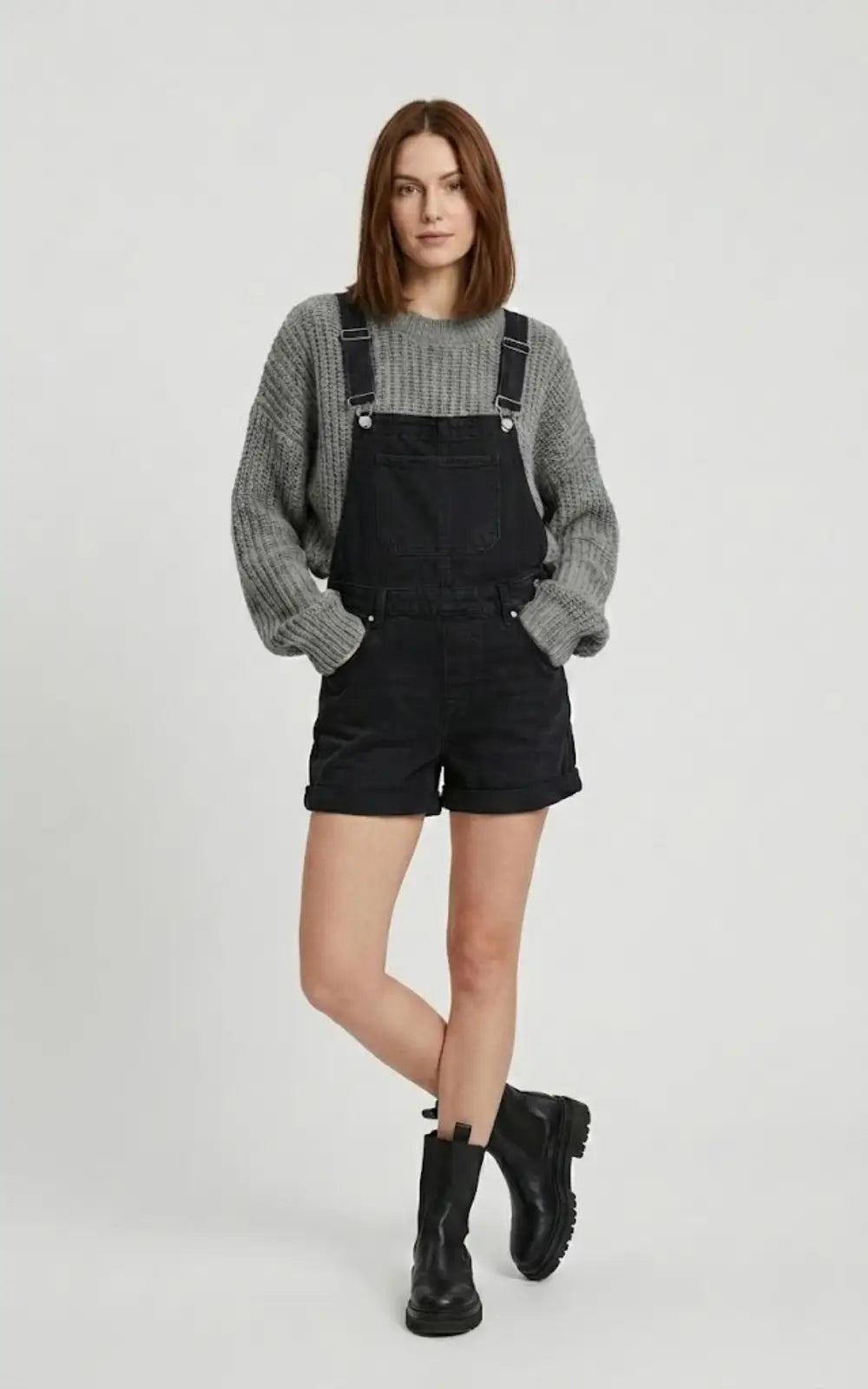 Salopette Short Femme Look Tendance
