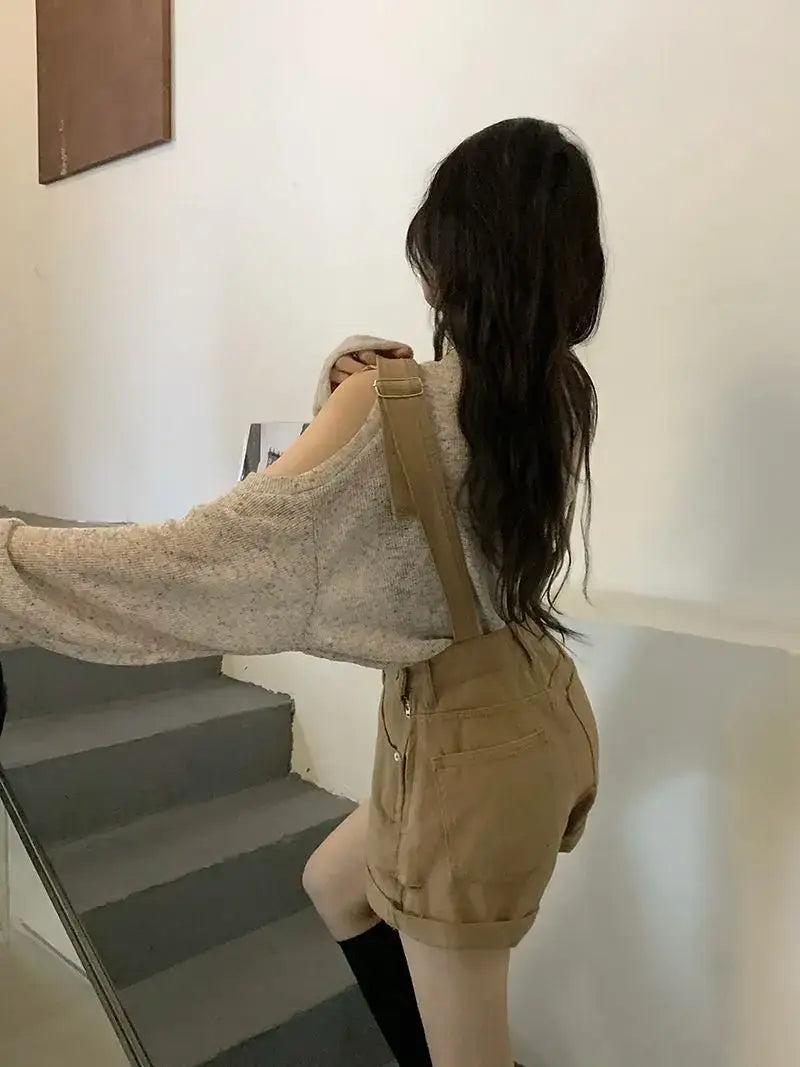 Salopette Short Femme Look Tendance