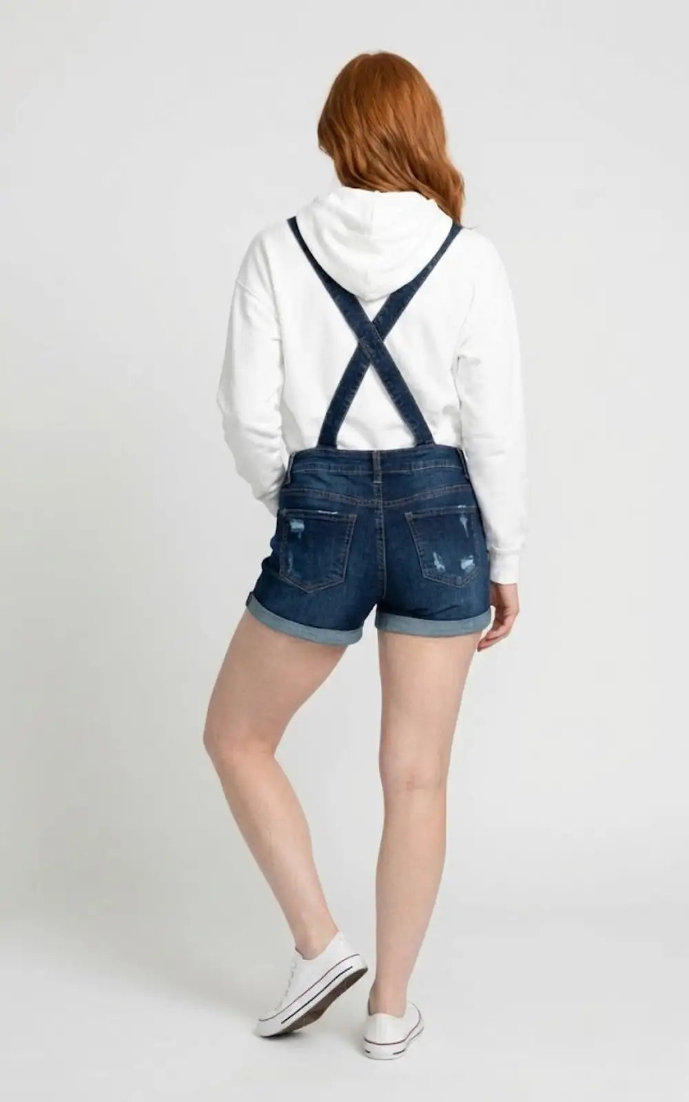 Salopette Short Femme Taille Haute