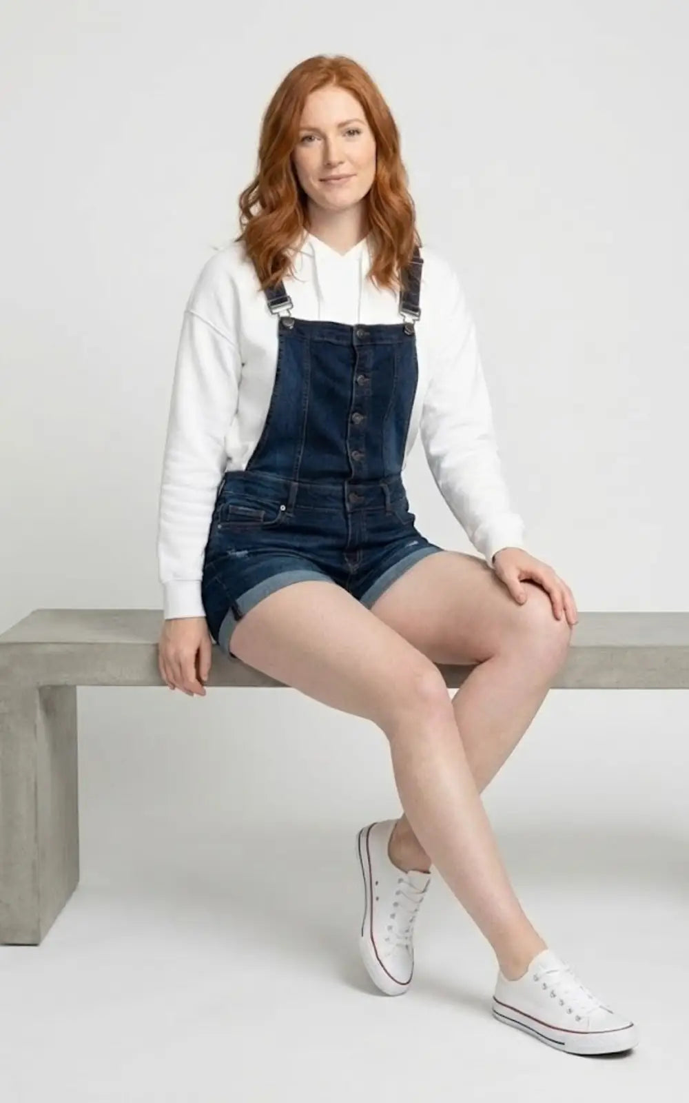 Salopette Short Femme Taille Haute