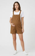 Salopette Short Grossesse Marron