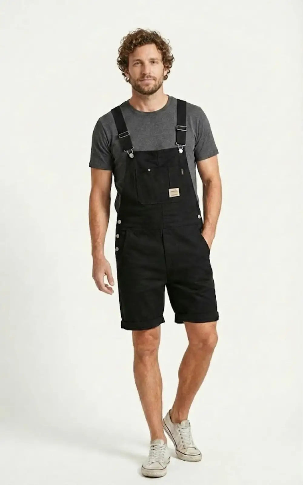 Salopette Short Homme Noir