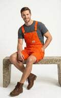 Salopette Short Homme Orange
