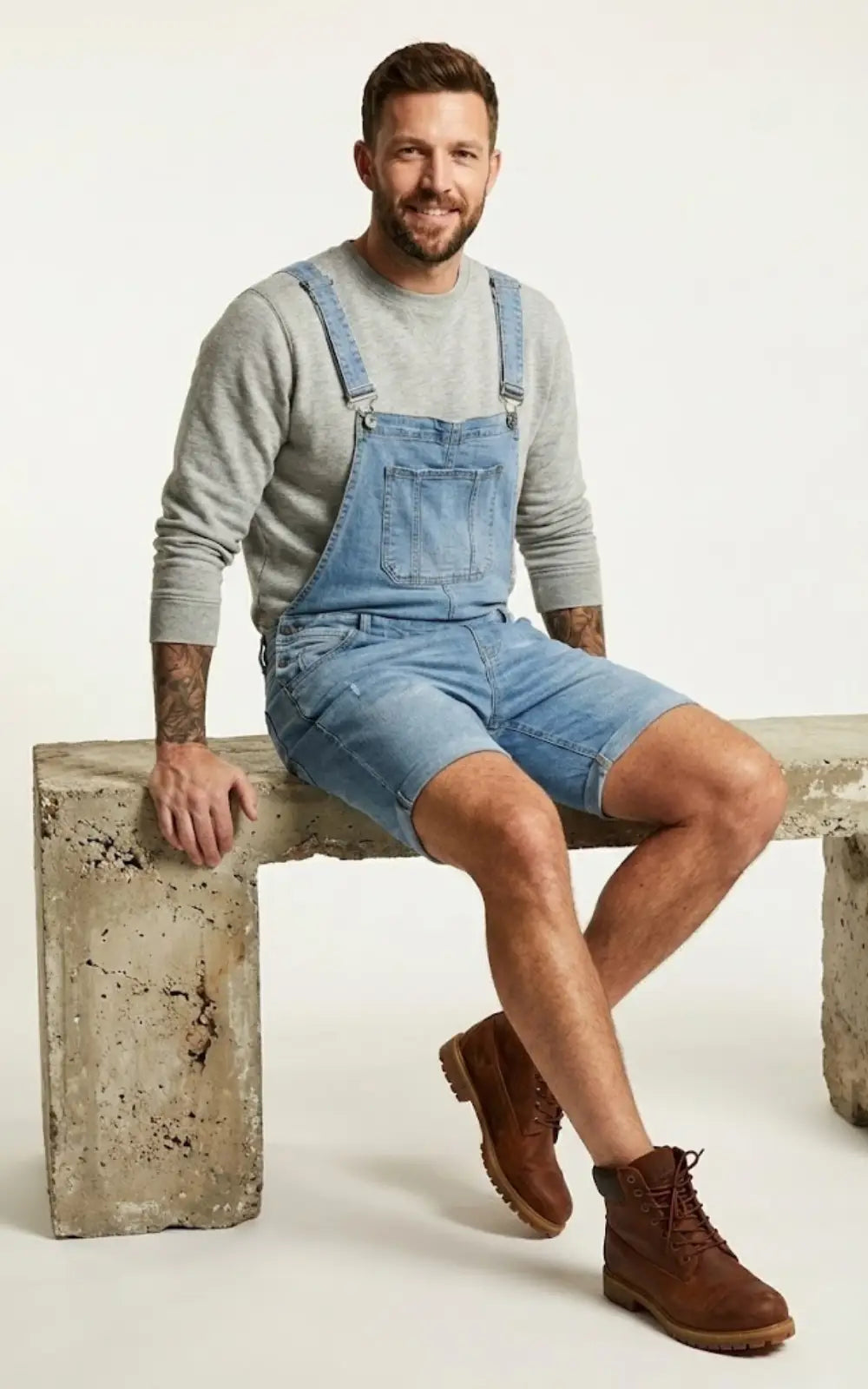 Salopette Short Slim Homme