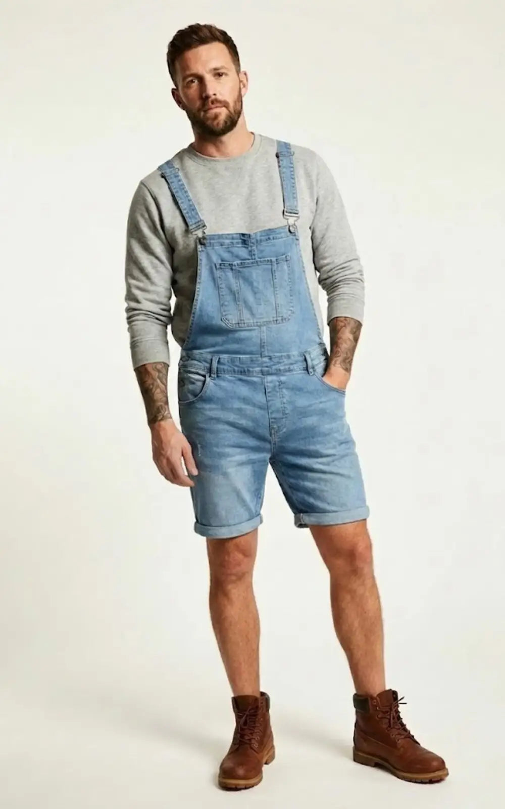 Salopette Short Slim Homme