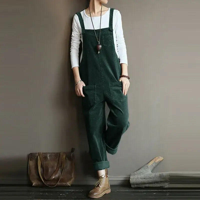 Salopette Velours Femme Tendance