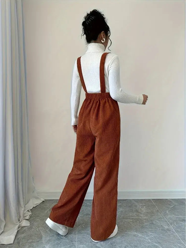 Salopette Velours Hiver Femme