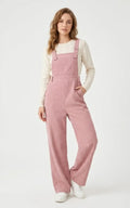Salopette Velours Rose Femme
