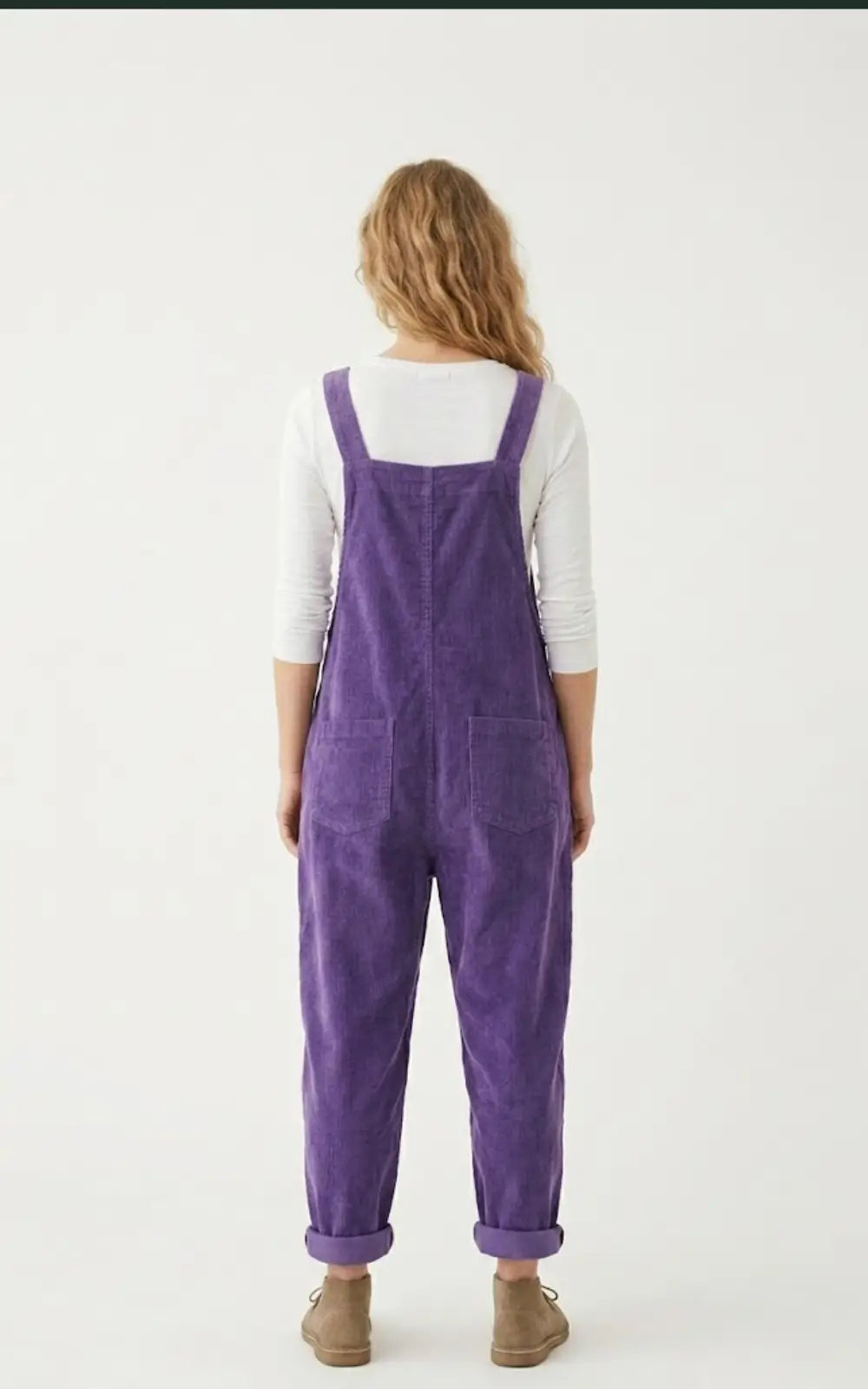 Salopette Violet Velours Femme