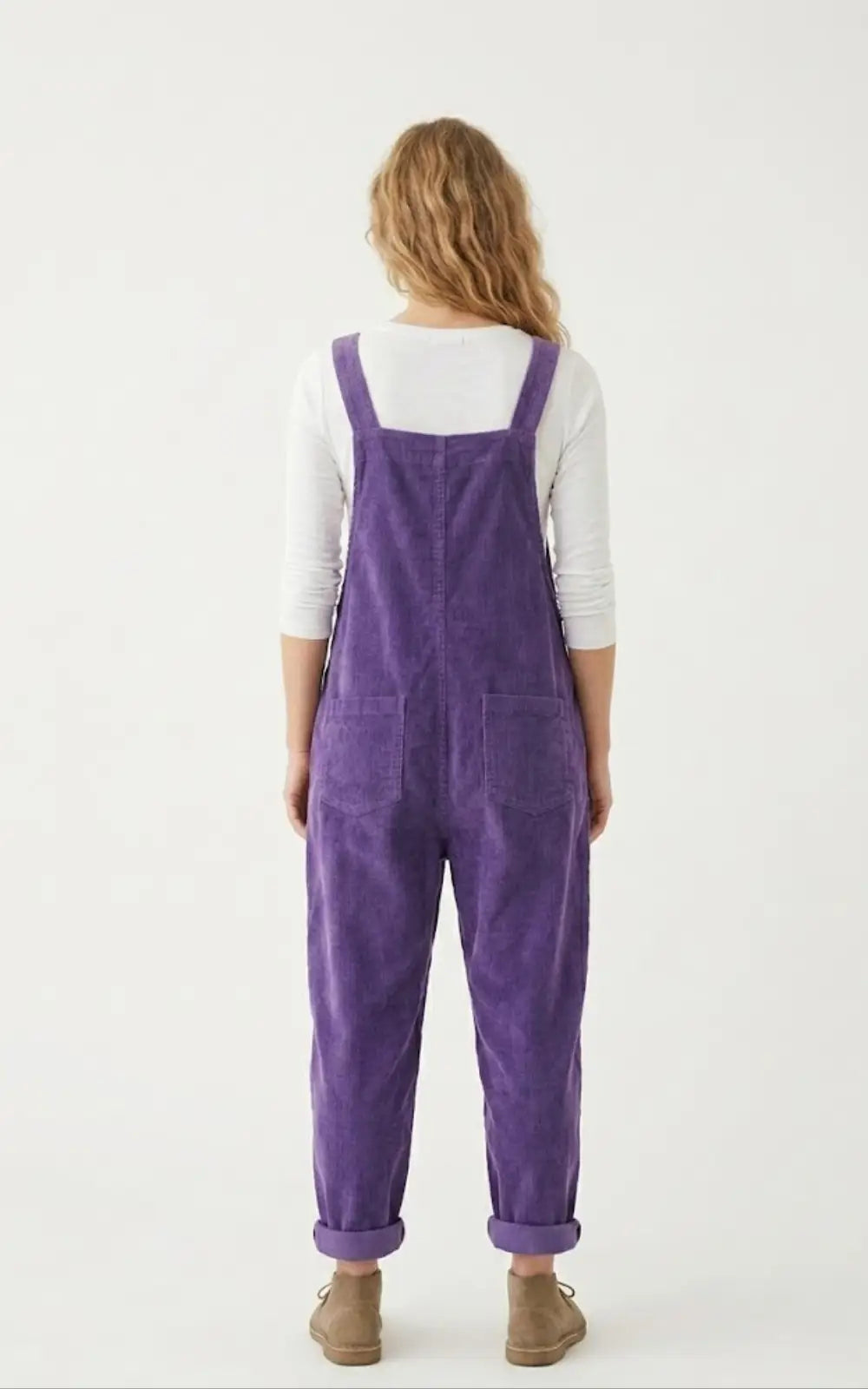 Salopette Violet Velours Femme