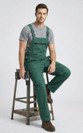 Salopettes De Travail Homme Verte